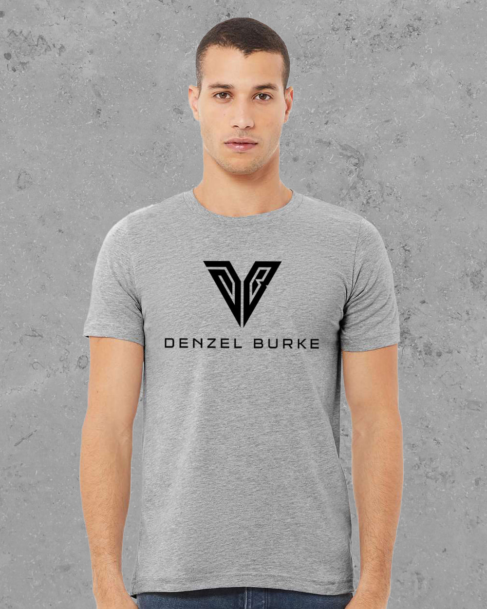 Denzel Burke Logo Heather Tee