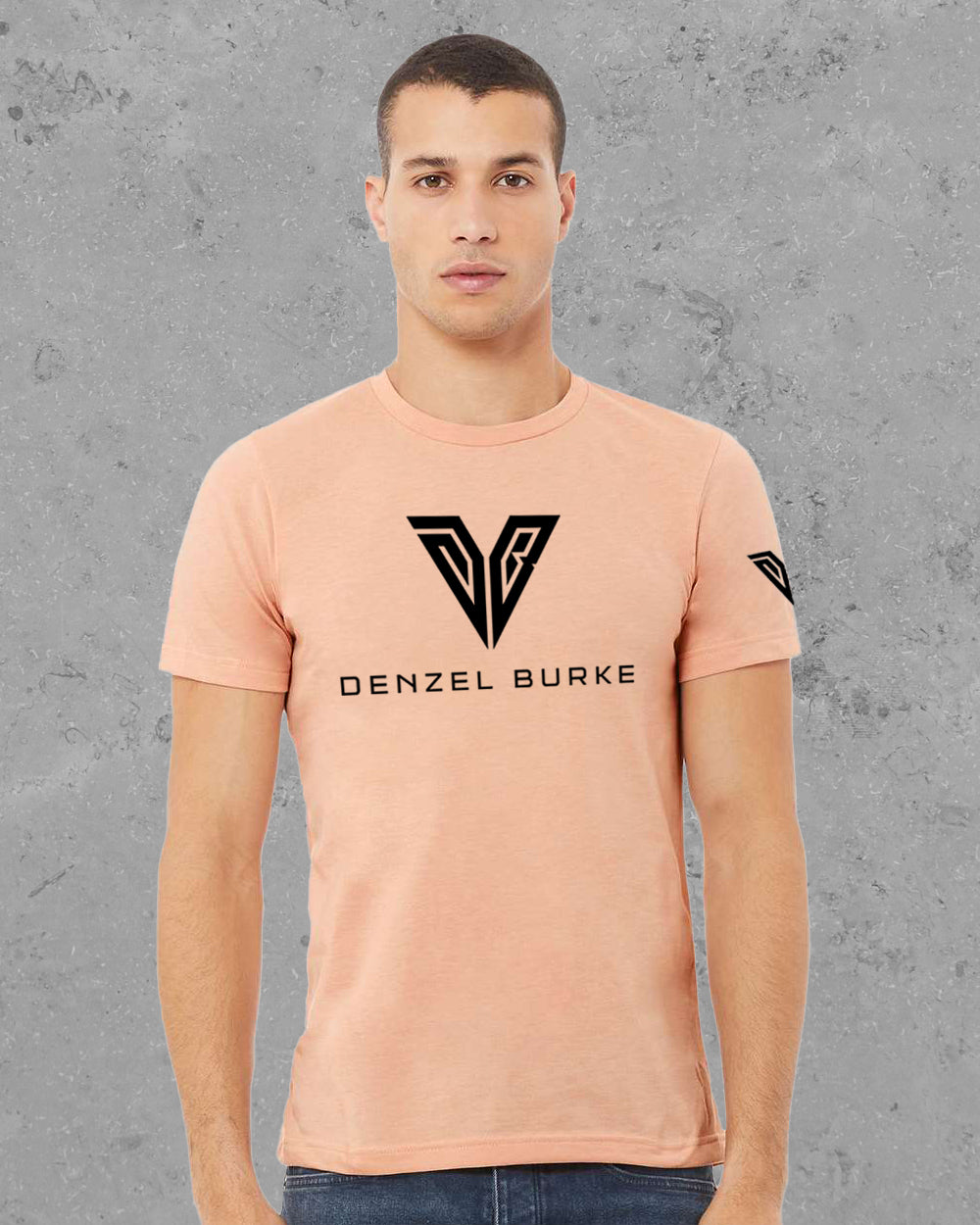 Denzel Burke Logo Heather Tee