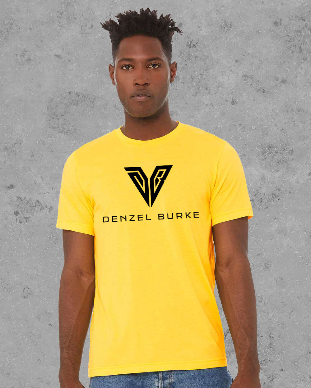 Denzel Burke Logo Heather Tee