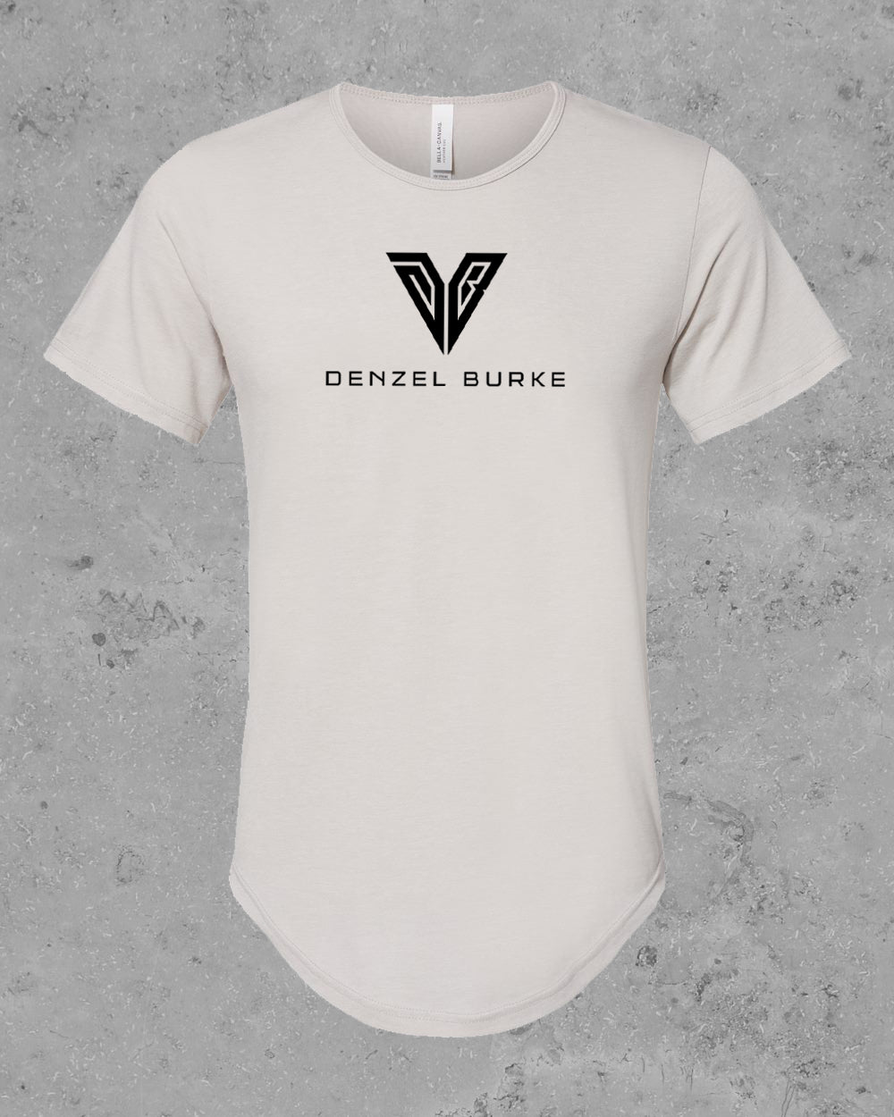 Denzel Burke Curved Hem Logo Tee