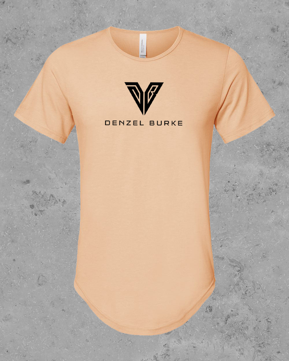 Denzel Burke Curved Hem Logo Tee